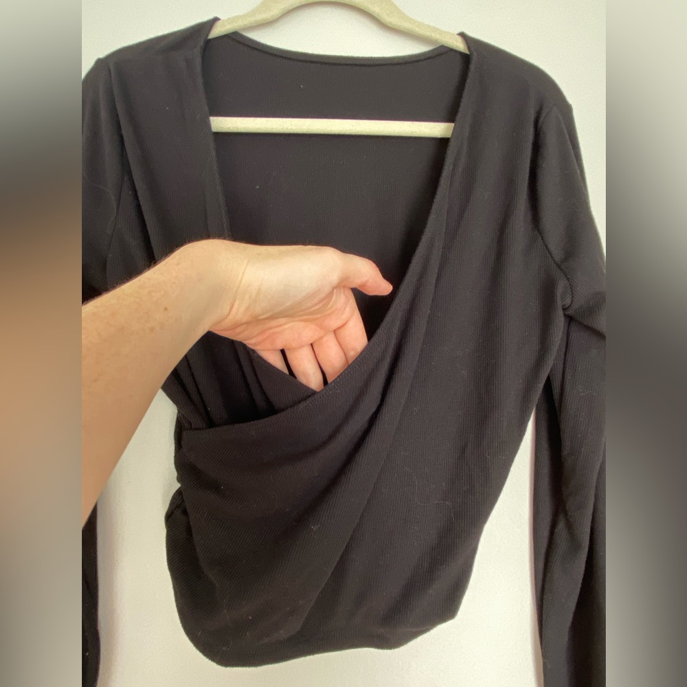 Old Navy Ultra Lite Reversible Cross Long Sleeve